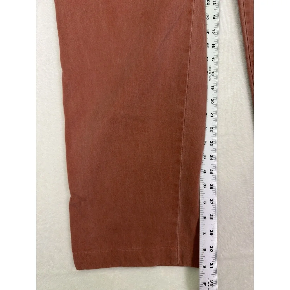 Tommy Bahama Pants Mens 38x32 Pink Salmon Regular Fit Straight Chino Pima Cotton